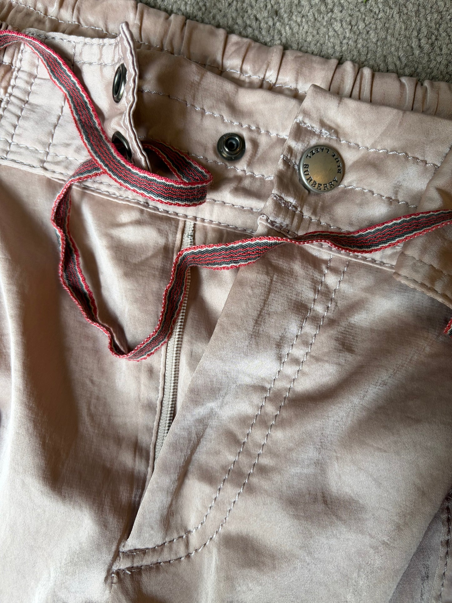 Vintage BURBERRY Silk Capris