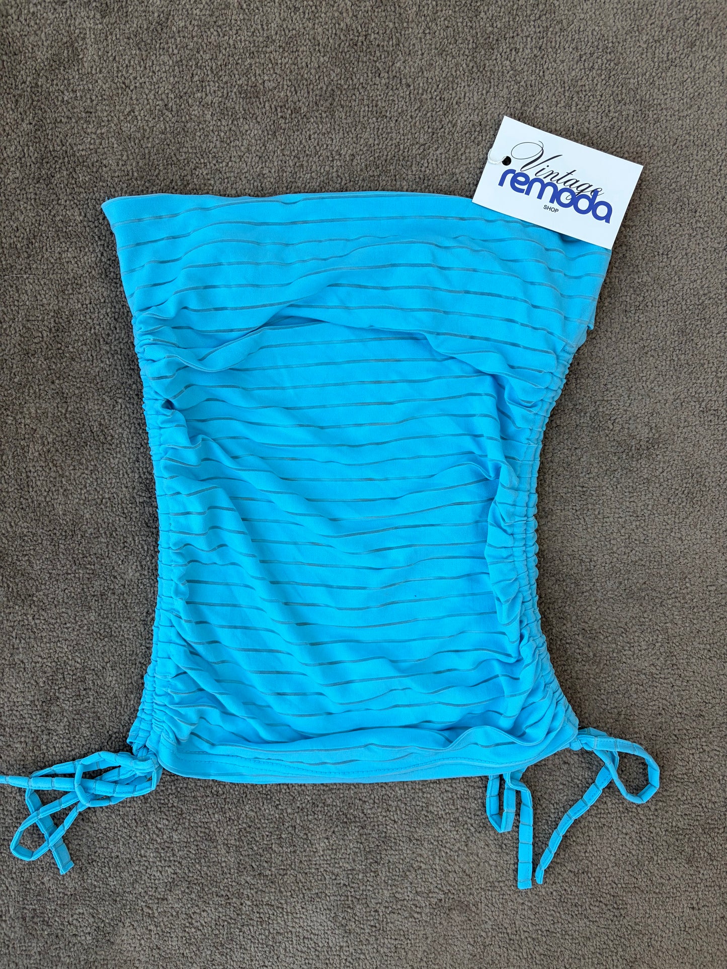 Sculpted Y2K Bandeau Tank
