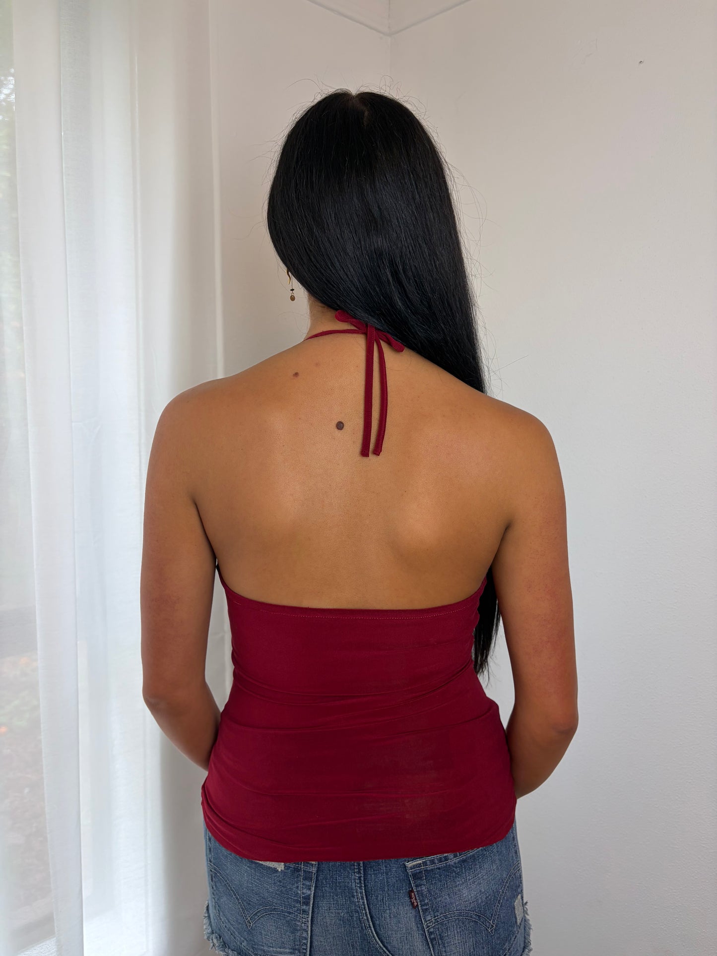 Cherry Blossom Halter Top