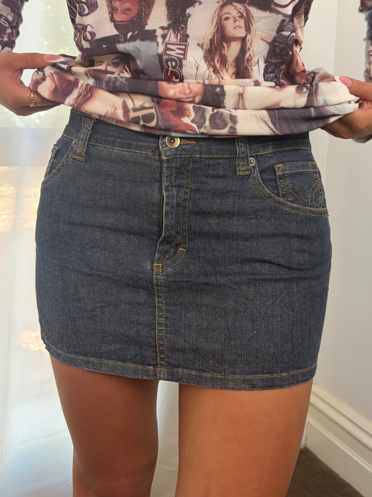 Dolce & Gabbana Denim Mini Skirt