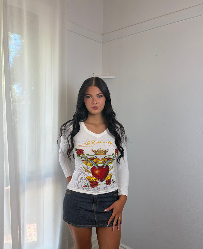 Ed Hardy Long Sleeve Top