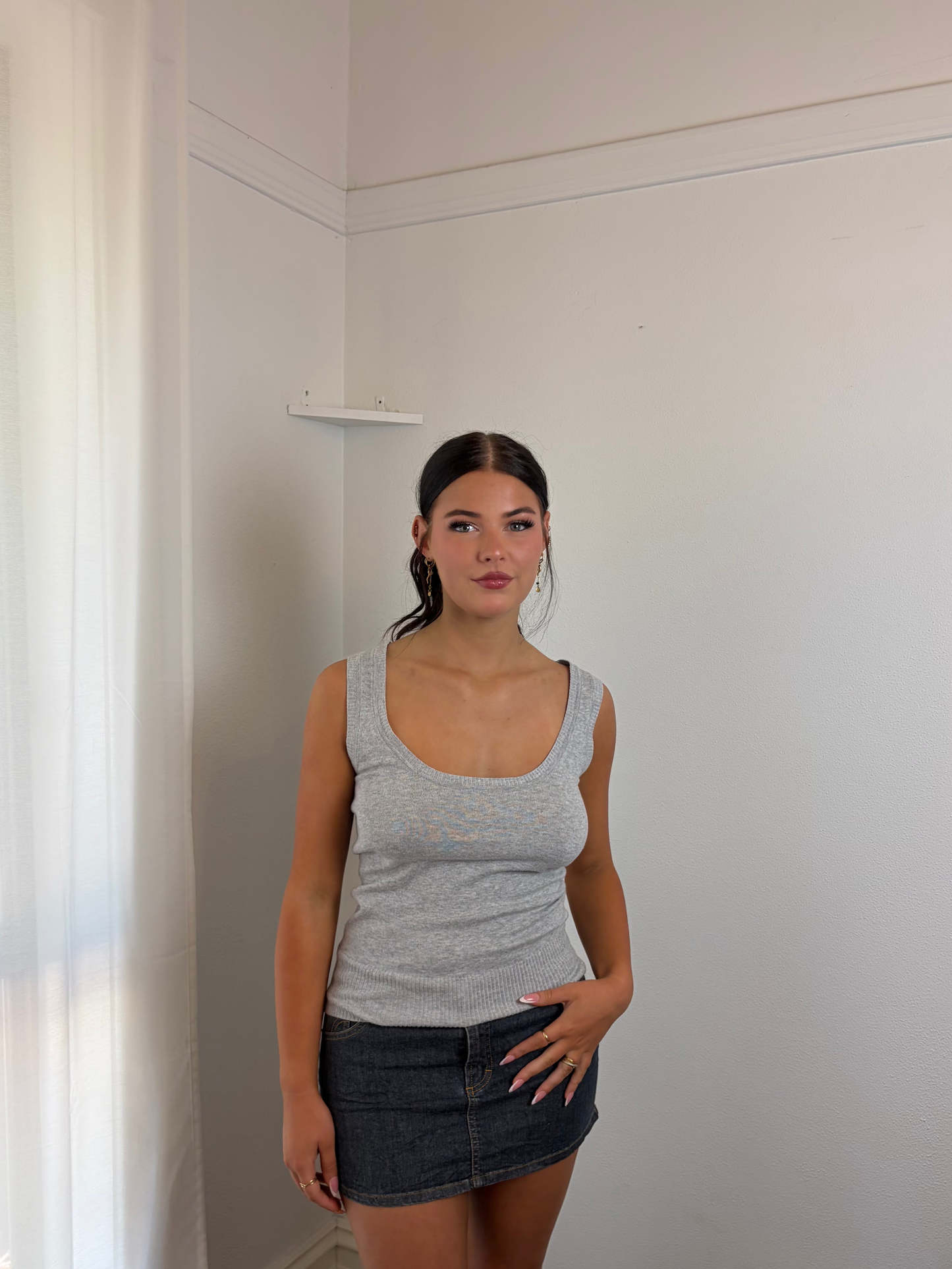 Miss Shop Grey Tank Top