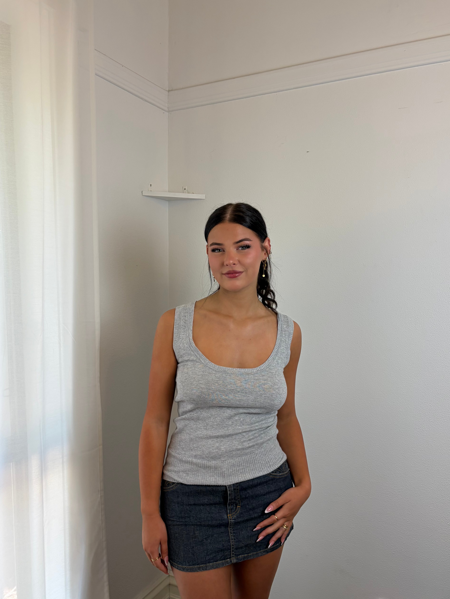 Miss Shop Grey Tank Top