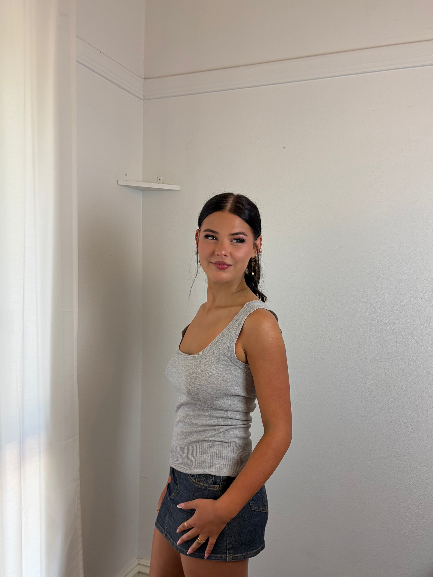 Miss Shop Grey Tank Top