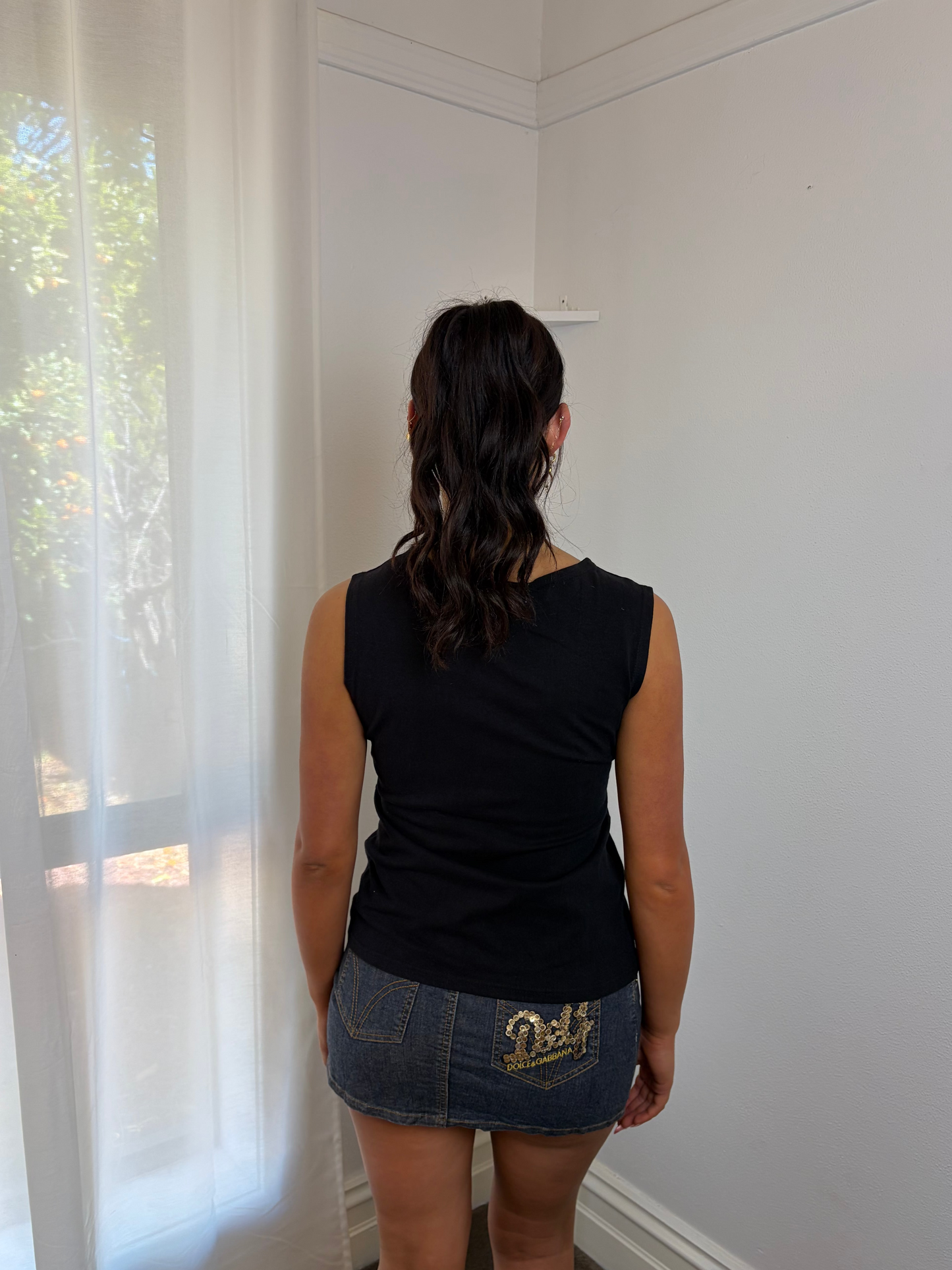 Vintage DIOR - Black and Navy Dior Denim Logo