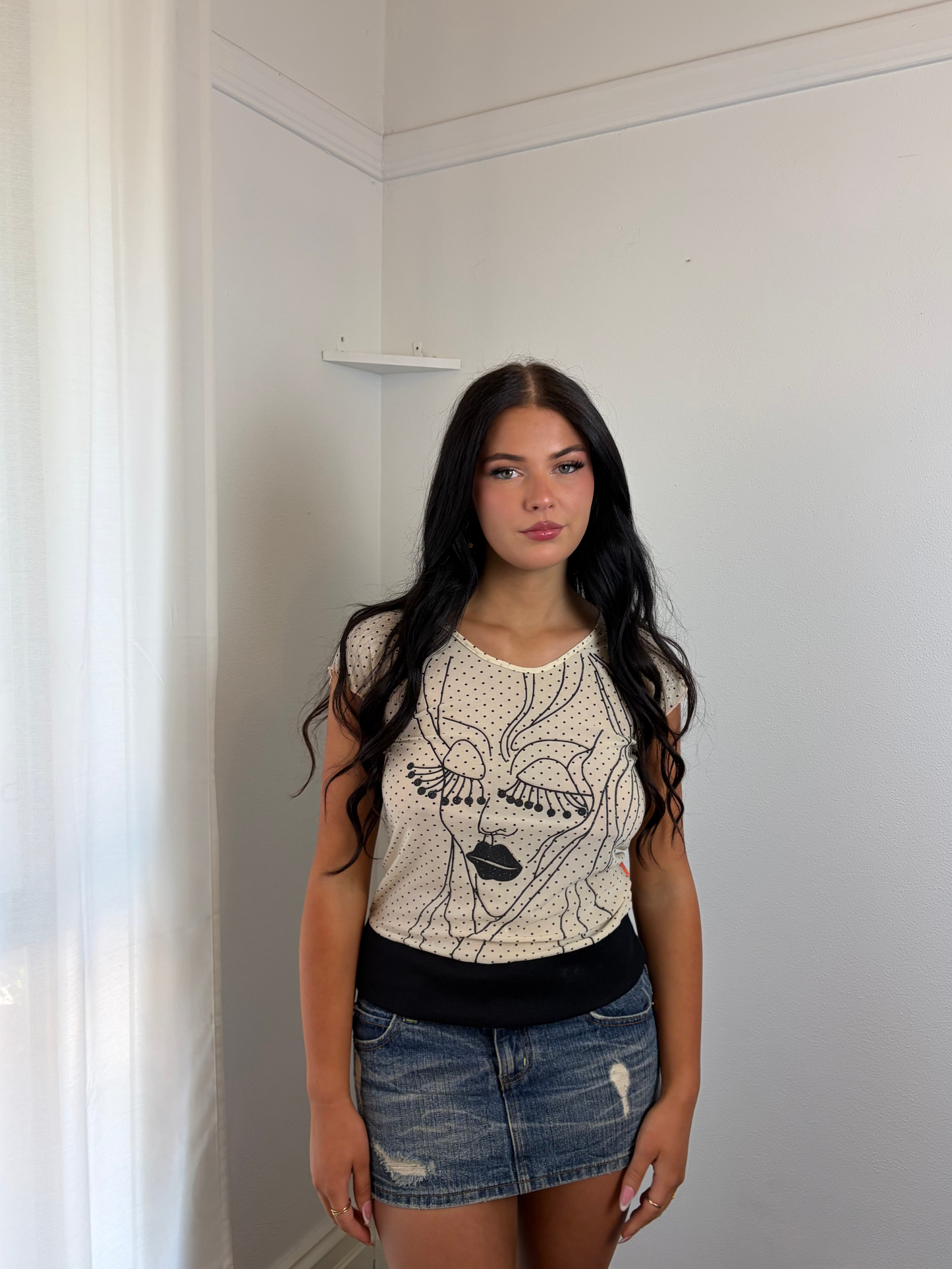 Polka Dot Fashion Top