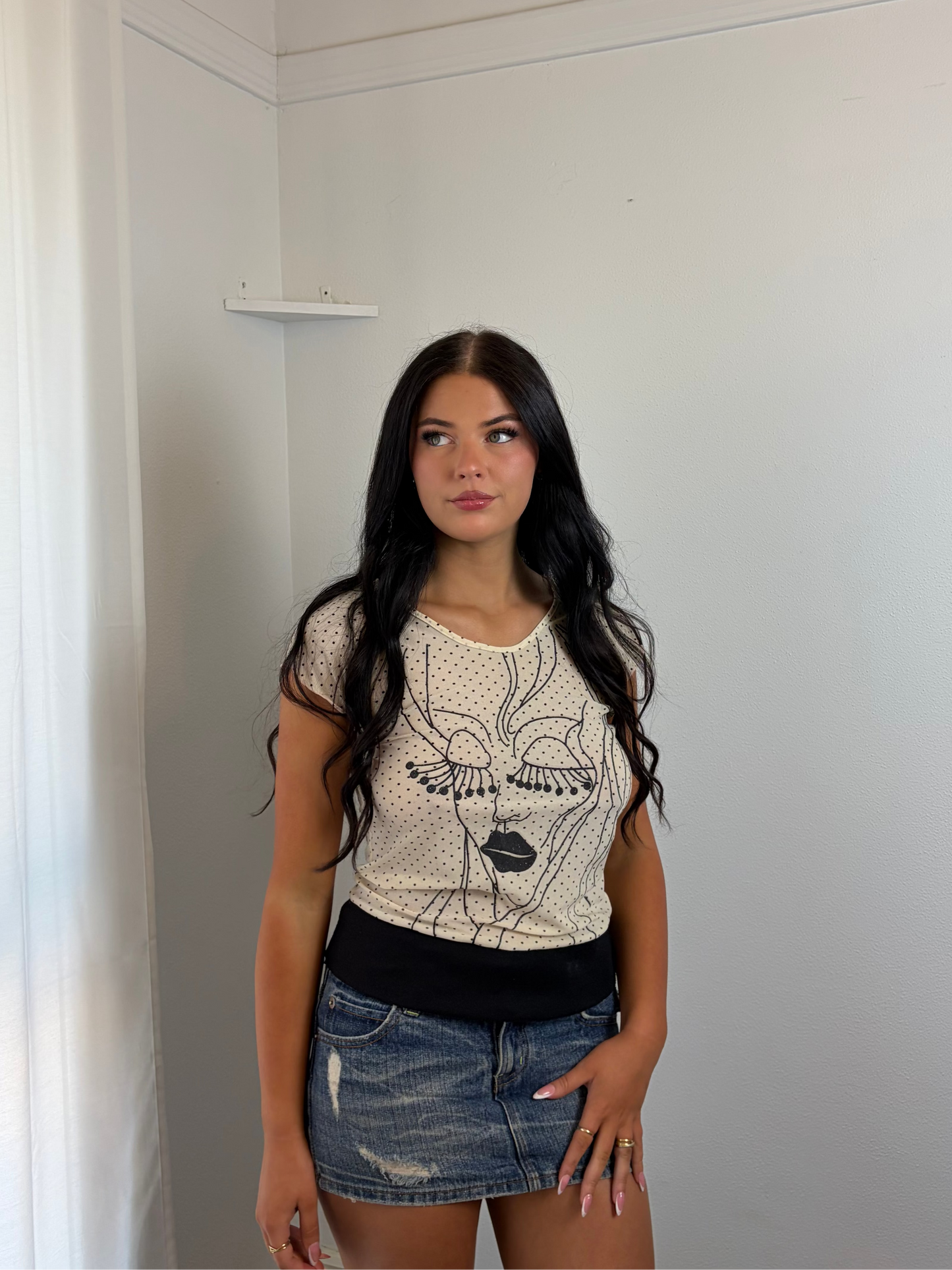 Polka Dot Fashion Top