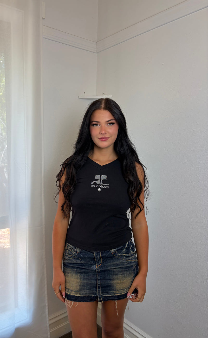 Courrèges Fitted Tank