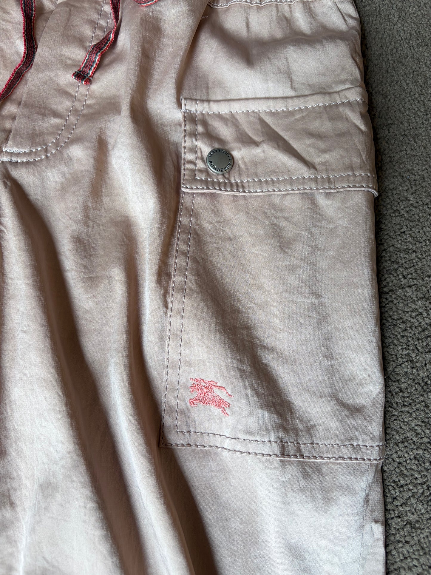 Vintage BURBERRY Silk Capris