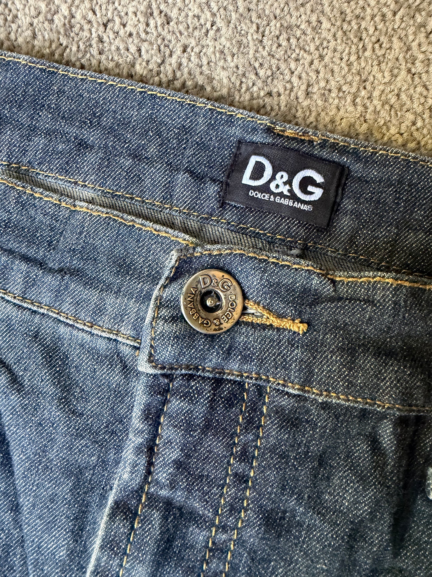 Dolce & Gabbana Denim Mini Skirt