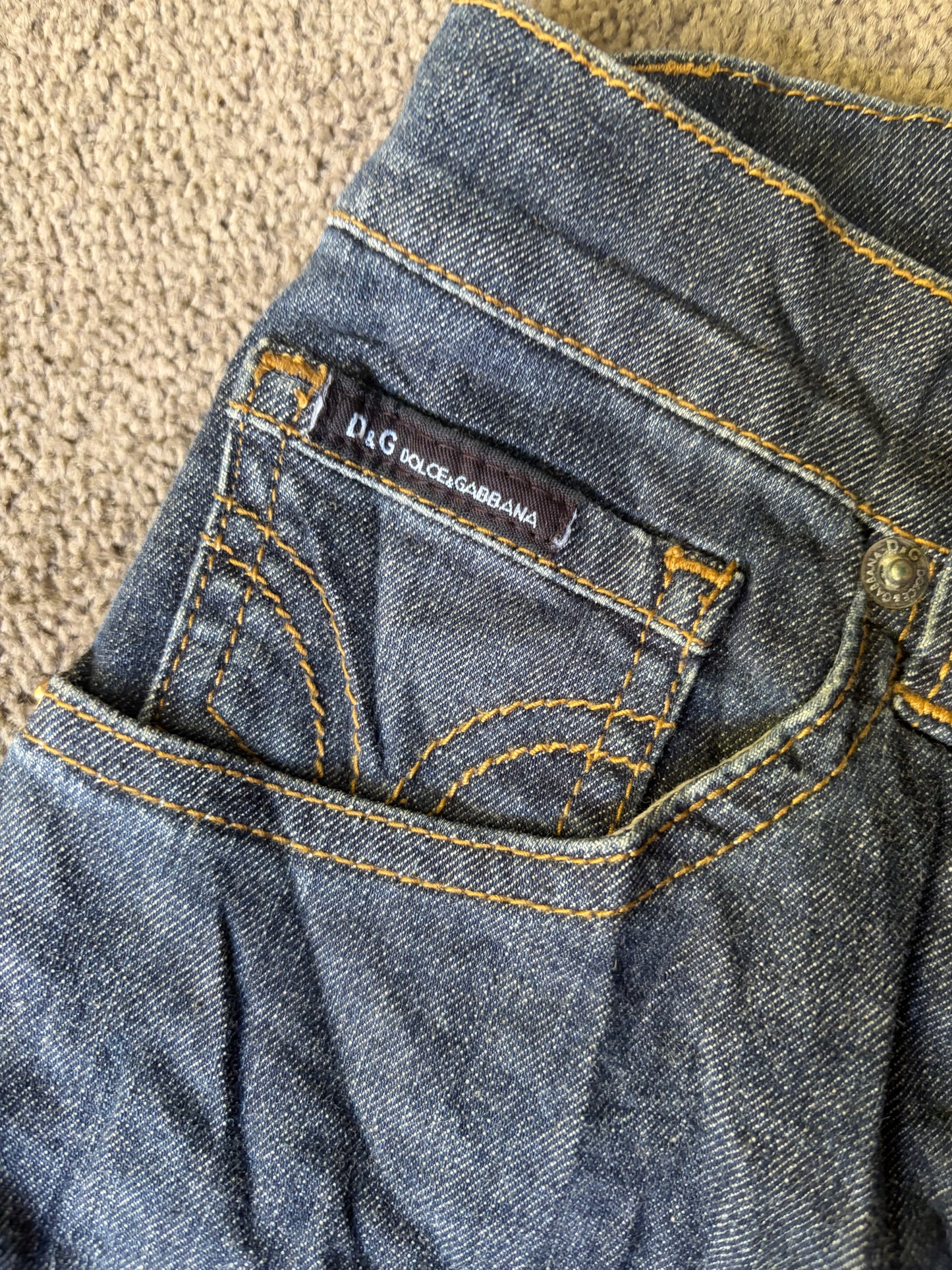 Dolce & Gabbana Denim Mini Skirt