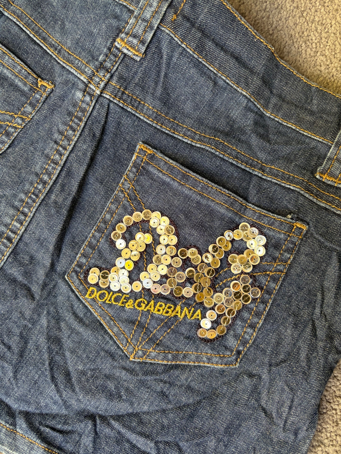 Dolce & Gabbana Denim Mini Skirt