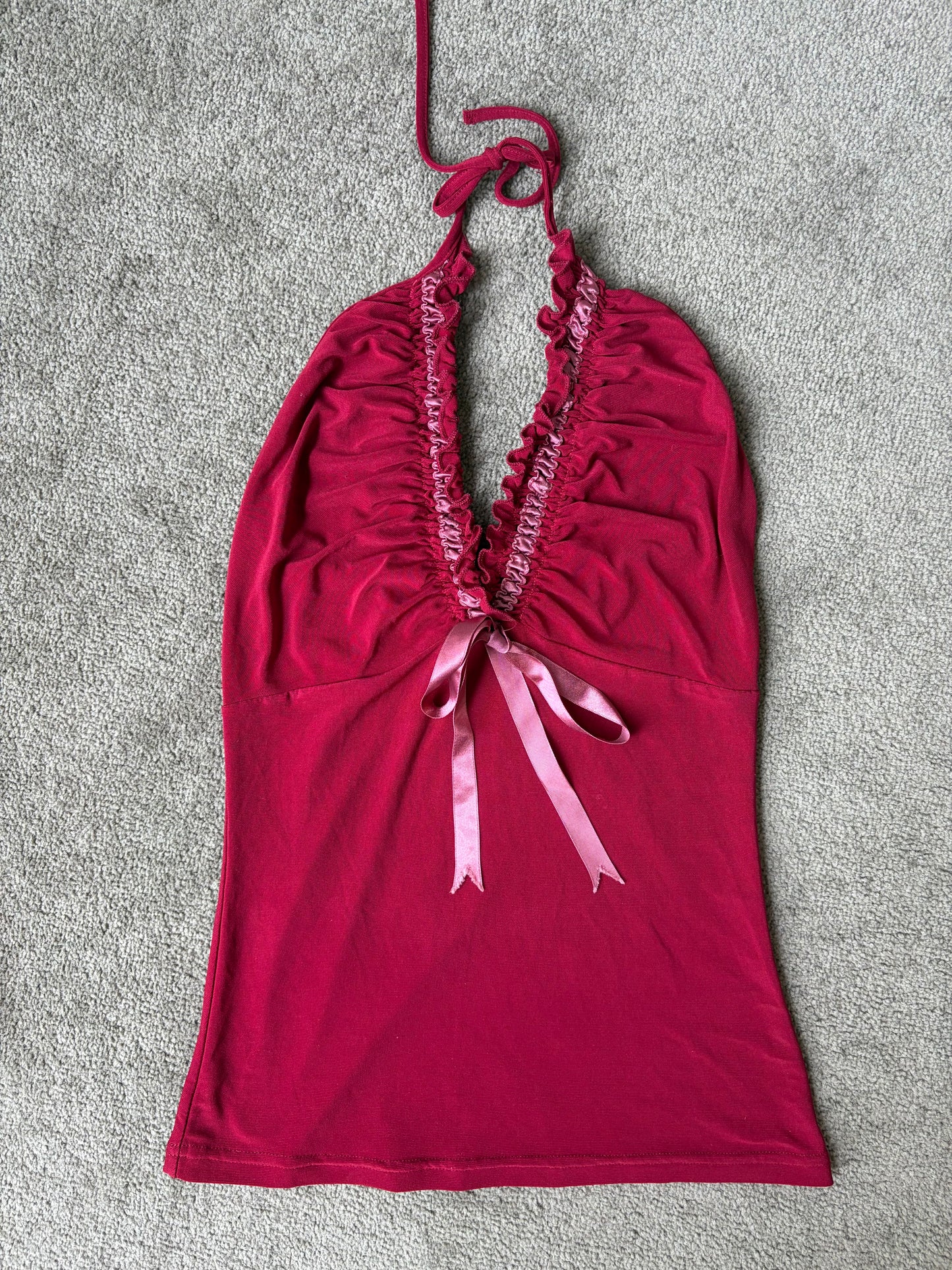 Cherry Blossom Halter Top