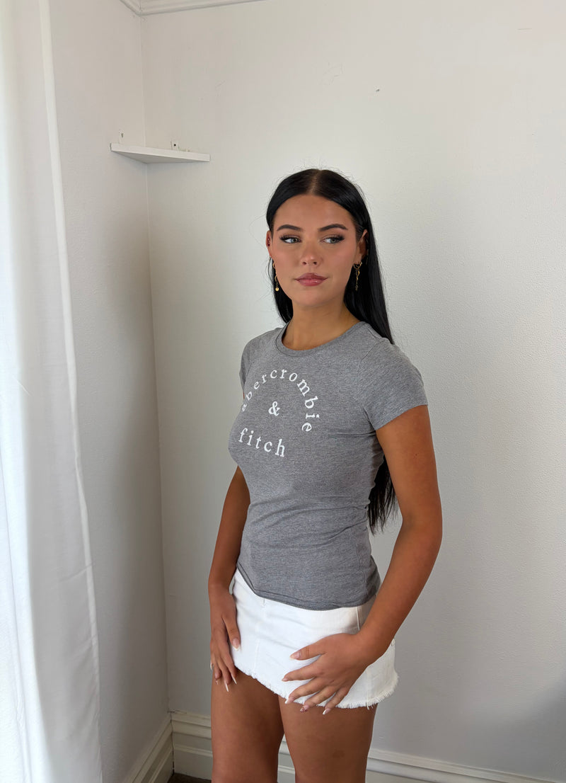 Grey Abercrombie & Fitch