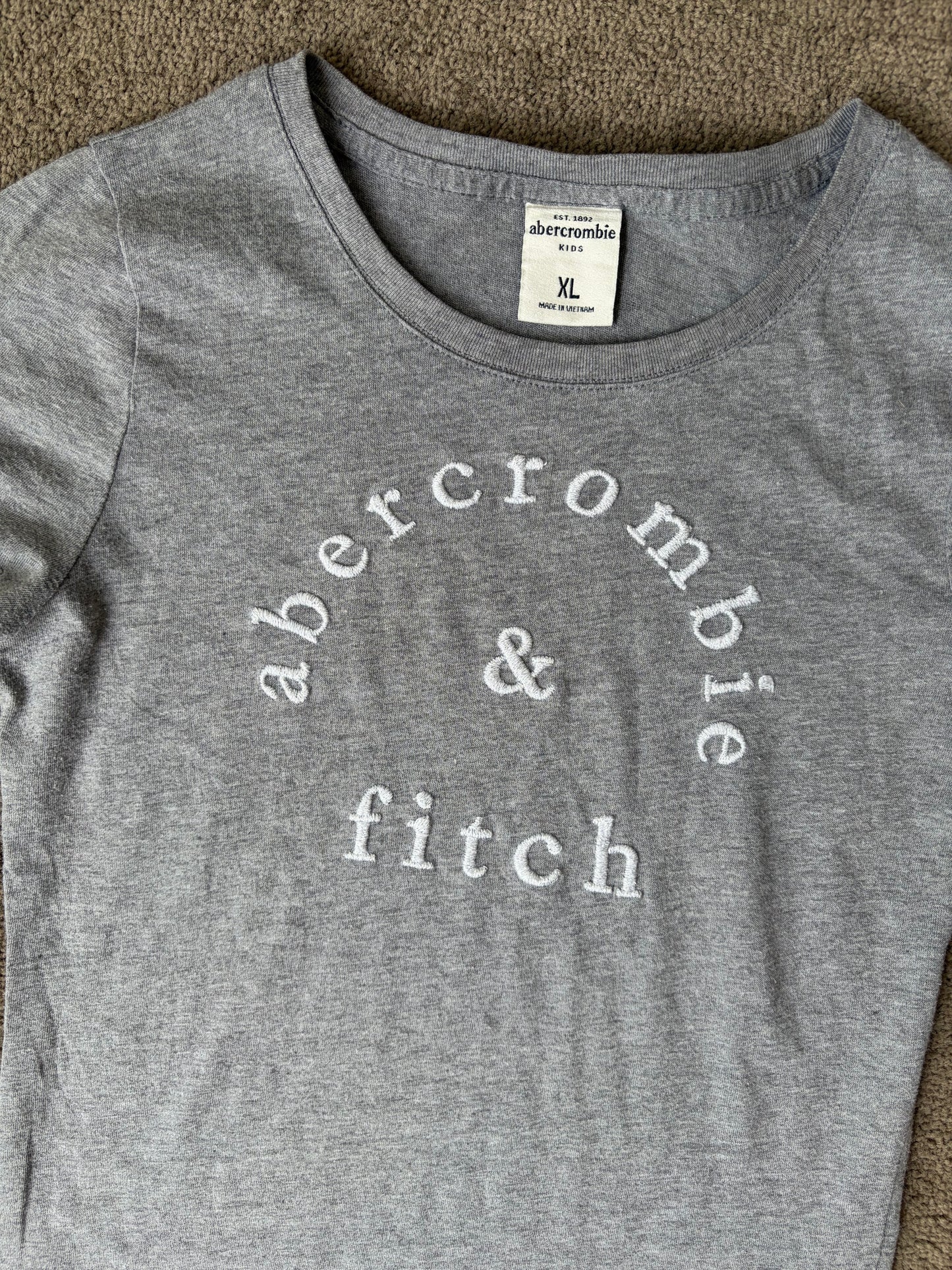 Grey Abercrombie & Fitch