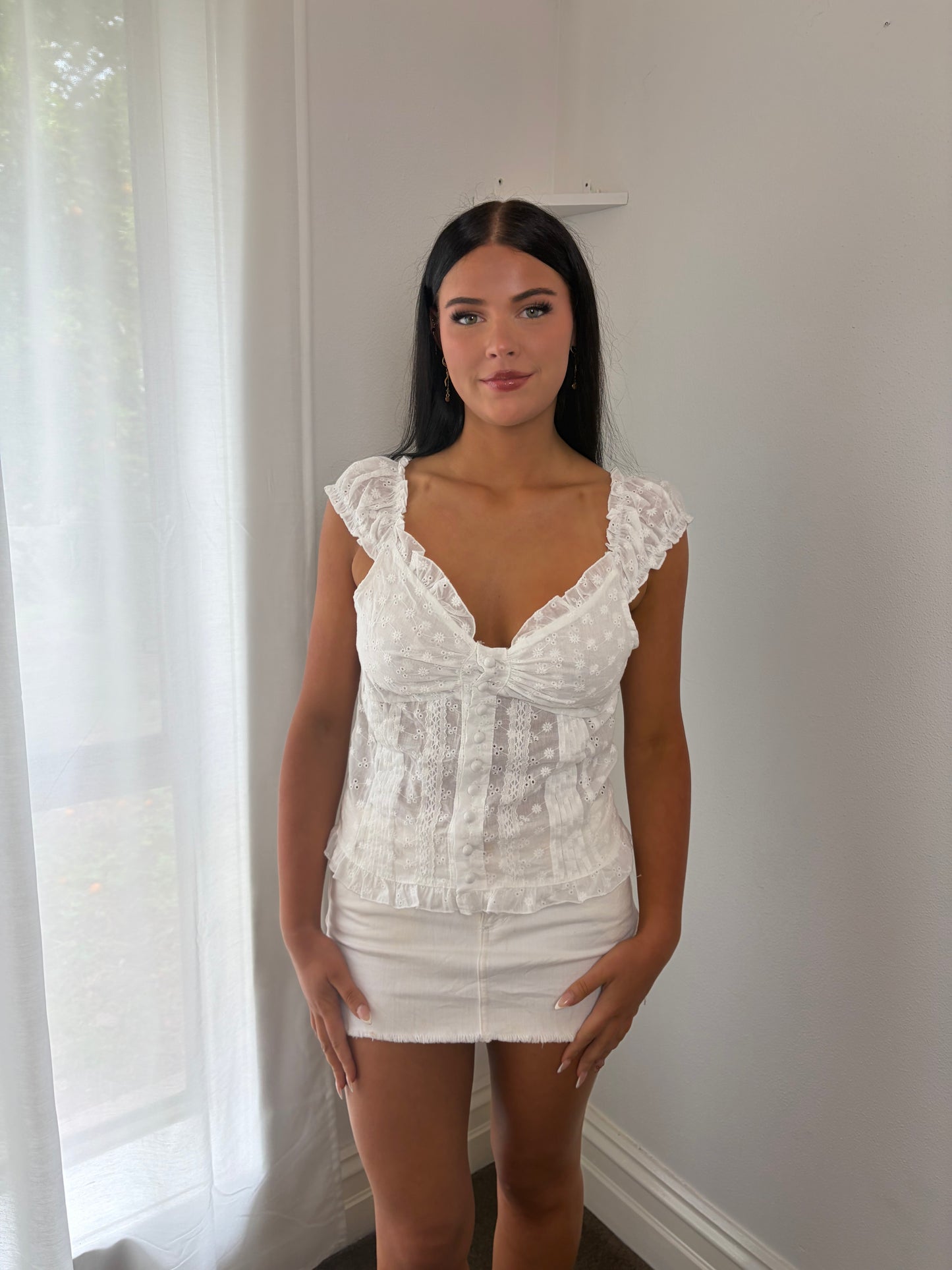 Prairie Whispers Frill Top