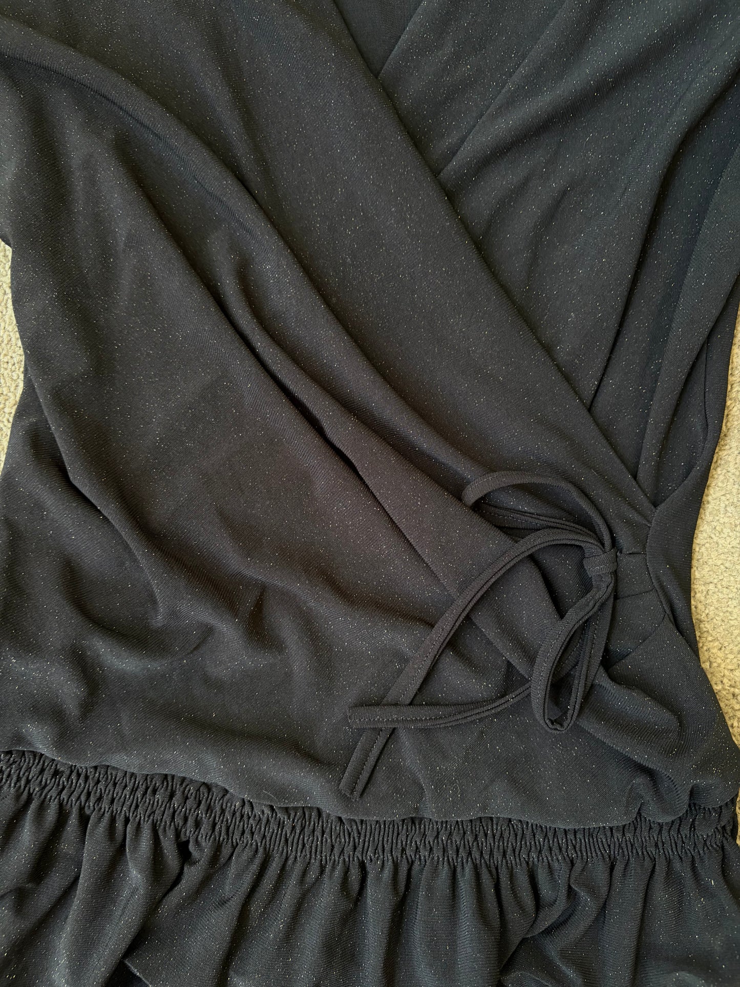 Sparkle Tie-Front Top