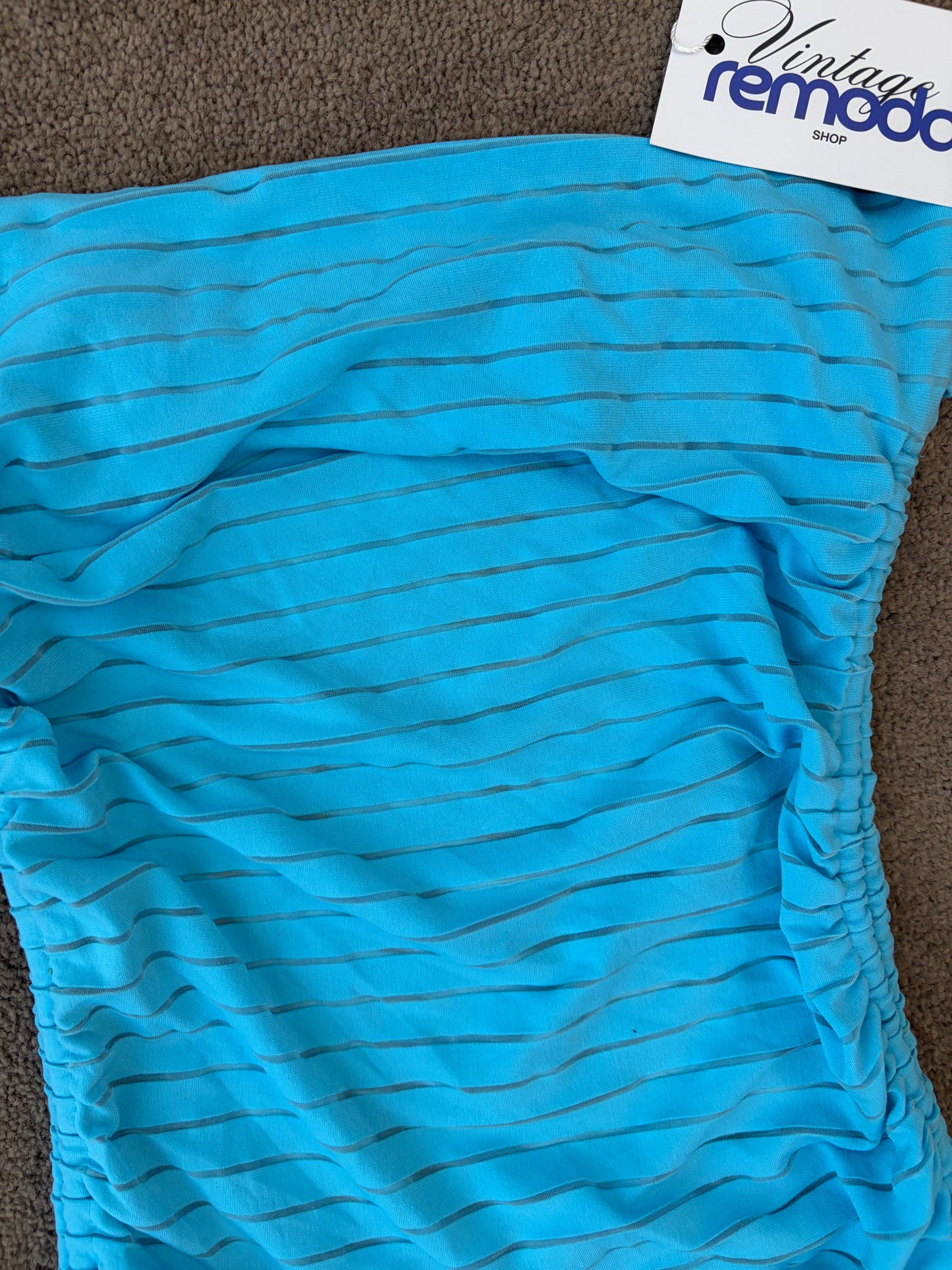 Sculpted Y2K Bandeau Tank
