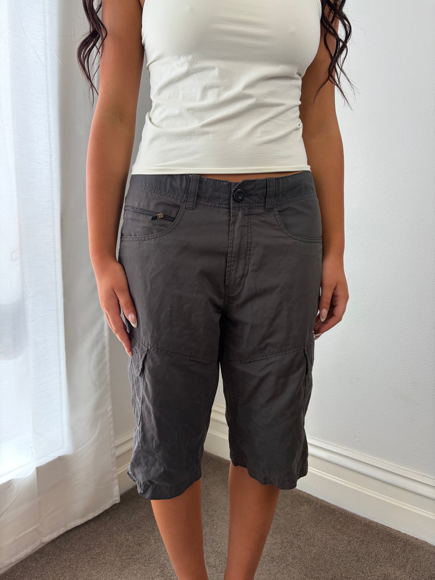 Kathmandu Charcoal Utility Cargo Shorts