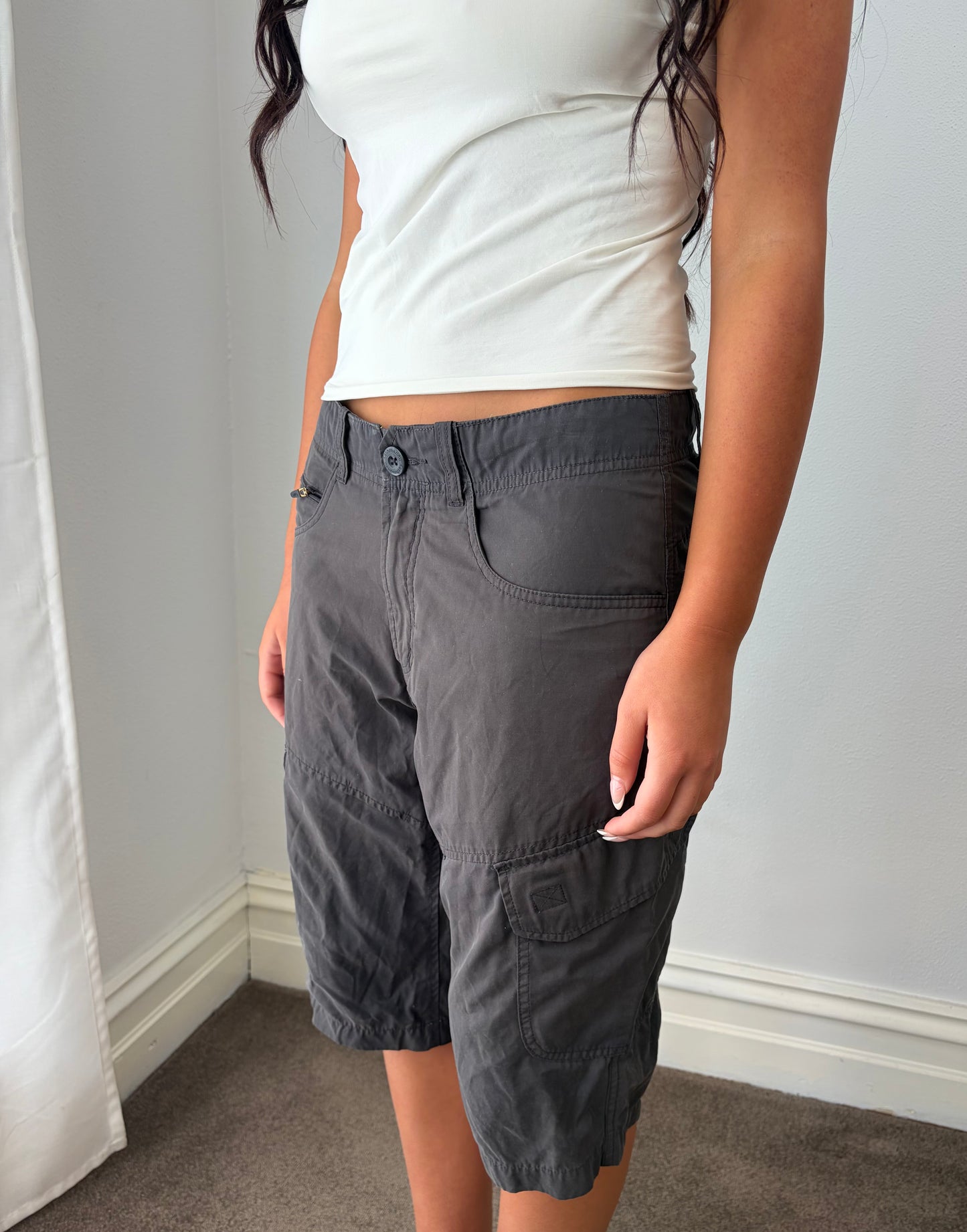 Kathmandu Charcoal Utility Cargo Shorts