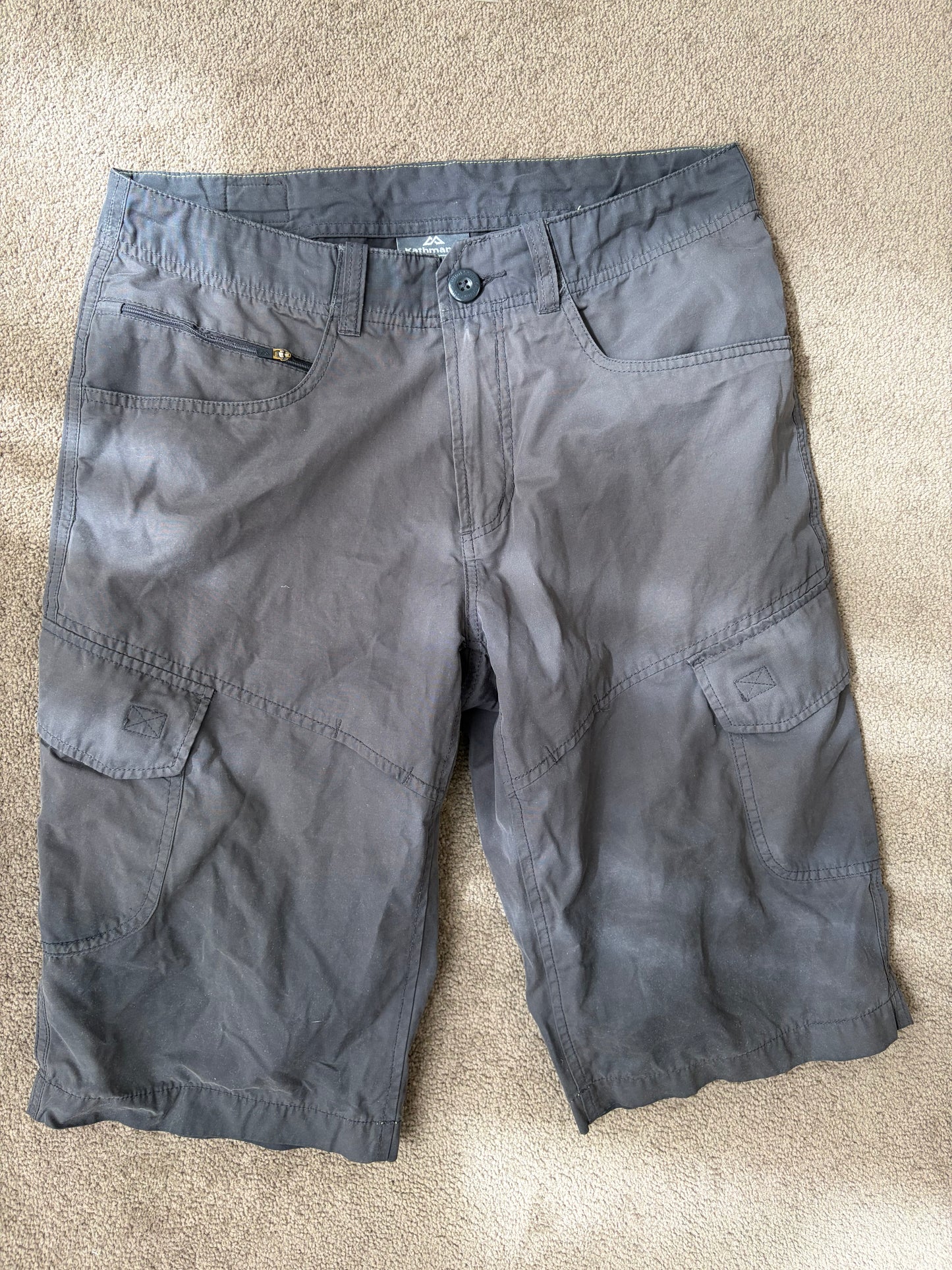 Kathmandu Charcoal Utility Cargo Shorts