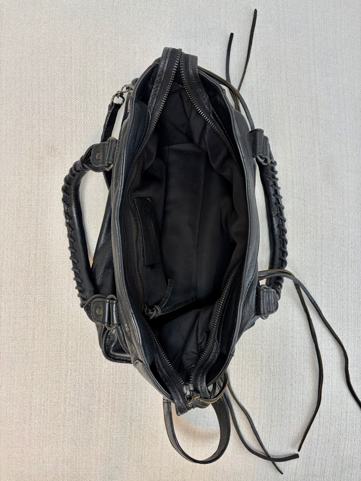 Balenciaga Inspired Noir City Carry